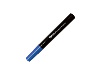 Alkoholos marker 1,5-3mm, kerek hegyű, Foroffice, kék