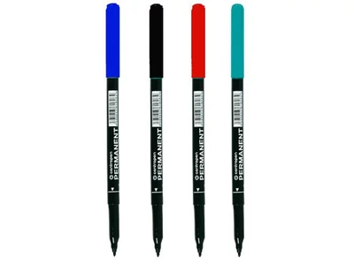 Alkoholos marker 1mm, kerek hegyű, Centropen 2536 piros