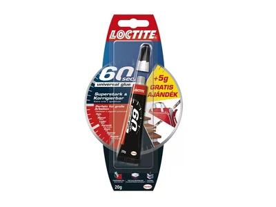 Pillanatragasztó 20g Loctite 60 sec univerzális Gél