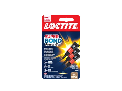 Pillanatragasztó 3x1g Loctite Super Bond Power Gél Mini Trio
