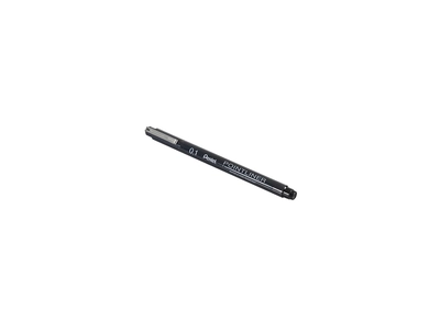 PointLiner tűfilc 0,1mm, S20P-1A Pentel fekete