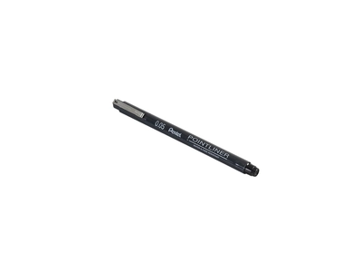 PointLiner tűfilc 0,05mm, S20P-05A Pentel fekete
