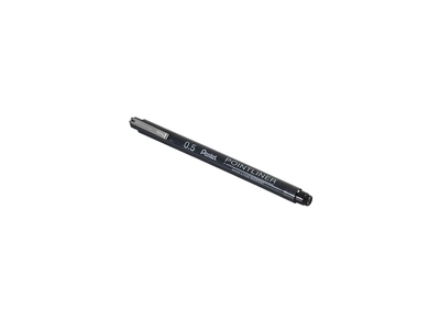 PointLiner tűfilc 0,5mm, S20P-5A Pentel fekete