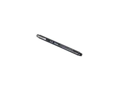 PointLiner tűfilc 0,8mm, S20P-8A Pentel fekete