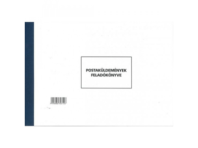 Postaküldemények feladókönyve A4, fekvő 150lapos C.7976-12 