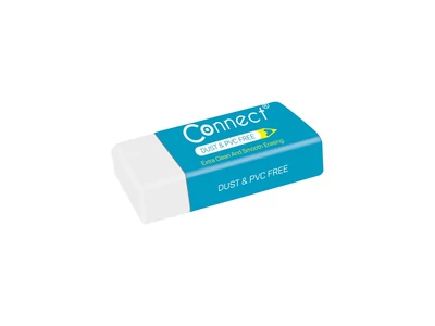 Radír Connect fehér (39x17x12mm,) 36 db/ kínáló doboz