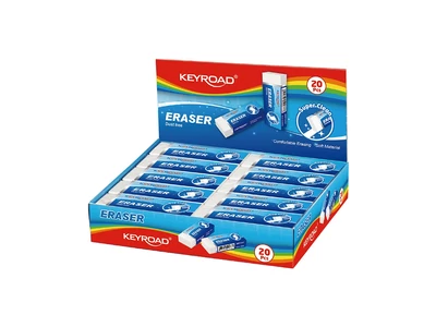 Radír, PVC 20 db/display Keyroad