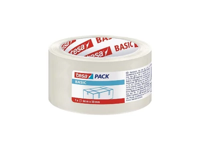Ragasztószalag 50mmx66m átlátszó Basic Tesa