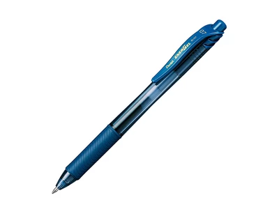 Rollertoll zselés golyóátmérő 0,7 mm, Pentel EnerGelX BL107-CAX, írásszín sötétkék