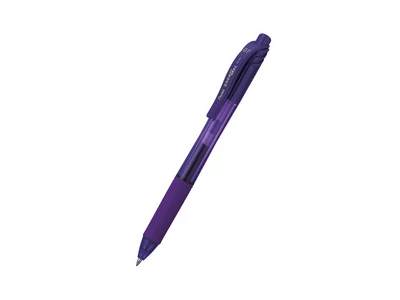 Rollertoll zselés golyóátmérő 0,7 mm, Pentel EnerGelX BL107-VX, írásszín lila