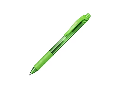 Rollertoll zselés golyóátmérő 0,7 mm, Pentel EnerGelX BL107-KX, írásszín világoszöld