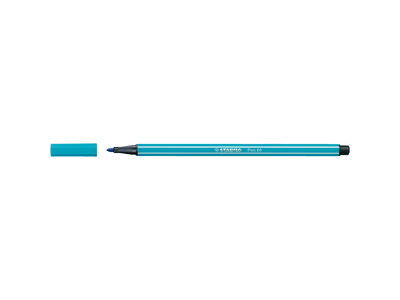 Rostirón, filctoll 1mm, M STABILO Pen 68 világoskék 