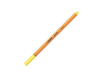 Rostirón, tűfilc 0,4mm, STABILO Point 88 sárga