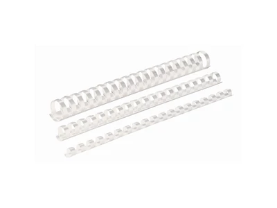 Spirál műanyag, 14mm, 81-100lap, 100 db/doboz, Fellowes® fehér