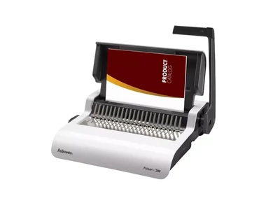 Spirálozógép, műanyag spirálkötéshez, manuális, 300lap, Fellowes® Pulsar+