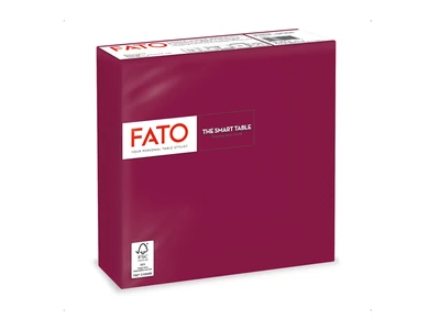Szalvéta 2 rétegű 33 x 33 cm 50 lap/cs Fato Smart Table bordó_82621800