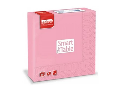 Szalvéta 2 rétegű 33 x 33 cm 50 lap/cs Fato Smart Table rózsaszín_82621500