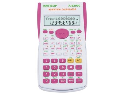 Számológép tudományos 240 funkciós pink Antilop A-8200C