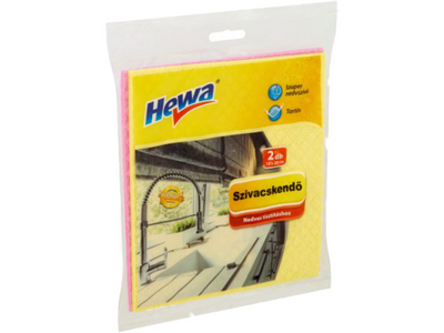 Szivacskendő antibakteriális 2 db/csomag Hewa