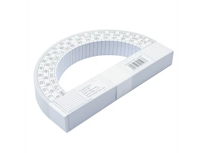Szögmérő papír 180°