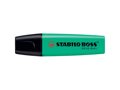 Szövegkiemelő 2-5mm, vágott hegyű, STABILO Boss original türkiz