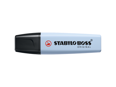 Szövegkiemelő 2-5mm, vágott hegyű, STABILO Boss original Pastel ködös kék
