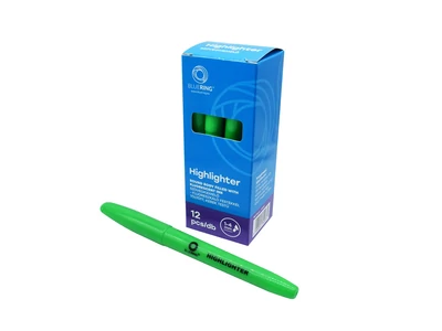 Szövegkiemelő kerek test Bluering® zöld
