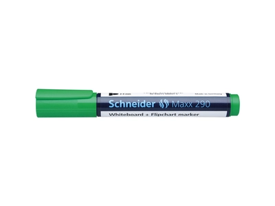Tábla- és flipchart marker 2-3mm, kerek végű Schneider Maxx 290 zöld