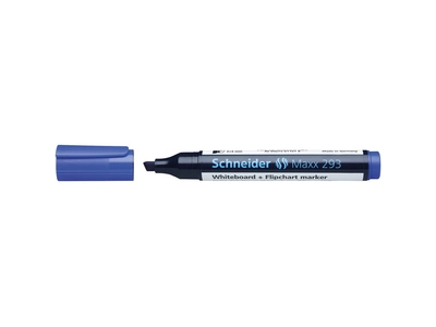 Tábla- és flipchart marker 2-5mm, vágott végű Schneider Maxx 293 kék
