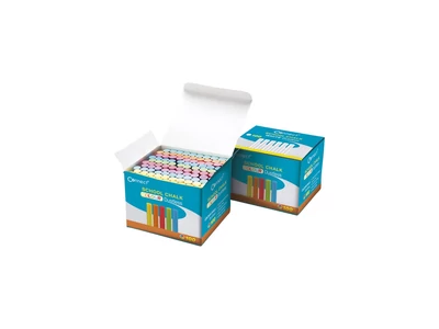 Táblakréta kerek pormentes 100 db/doboz, Connect vegyes színek