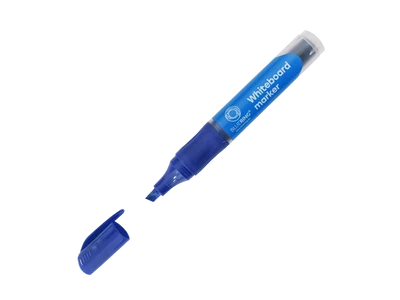 Táblamarker 2,2-5,2mm, vágott hegyű, cserélhető betétes, Bluering kék