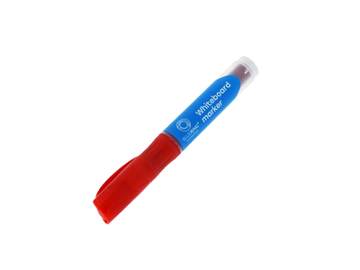 Táblamarker 3mm, kerek, cserélhető betétes, Bluering piros