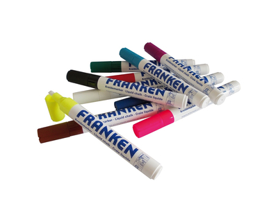 Üvegtábla marker 2-5mm 10 db/csom Franken vegyes színek