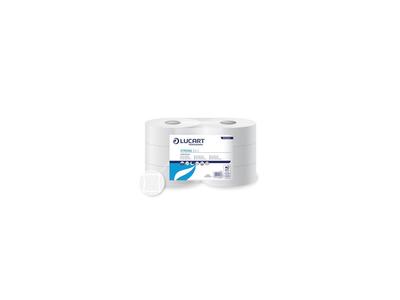 Toalettpapír 2 rétegű közületi átmérő 23 cm hófehér 100 % cellulóz 6 tekercs/karton 23 J Strong Lucart_812216J
