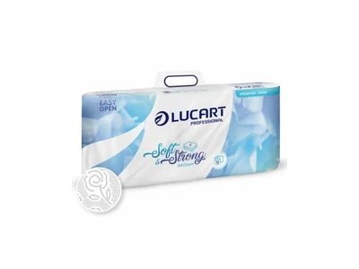 Toalettpapír 3 rétegű 120 lap/tekercs cellulóz 10 tekercs/csomag 3.10 Strong Lucart_811C08 hófehér