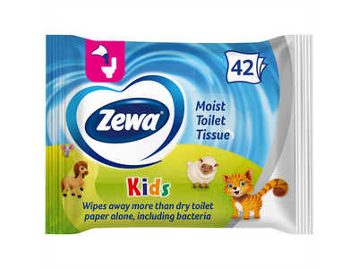Toalettpapír nedves 42 lap/csomag Zewa Kids