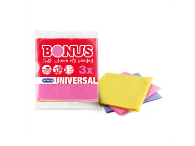 Törlőkendő általános 3 db/csomag Bonus_B163