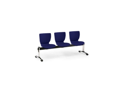 Várótermi szék Mono PC 3 ülőhelyes kék