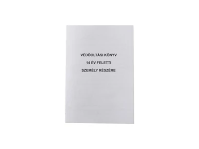 Védőoltási könyv 14 év feletti személy részére 8 lapos füzet C.3337-11