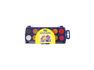 Vízfesték készlet, 12db-os 23mm, festékgombokkal Educa
