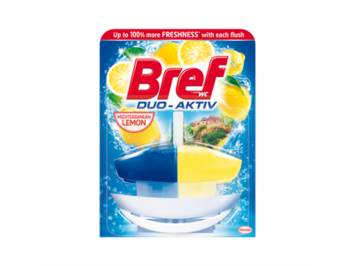 WC illatosító gél 50 ml + kosár Bref Duo Aktive Lemon