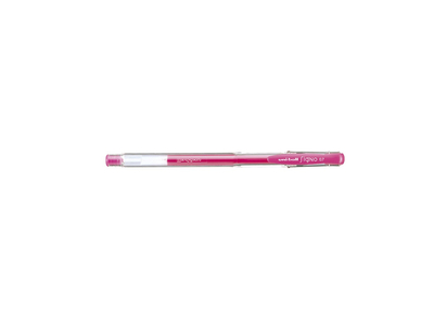 Zselés toll 0,5mm, Uni UM-100 FL, írásszín rózsaszín