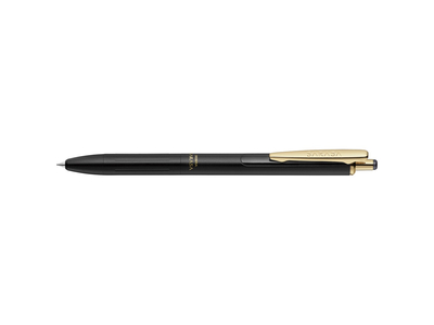 Zselés toll 0,5mm, fekete fém test, Zebra Grand Sarasa, írásszín kék
