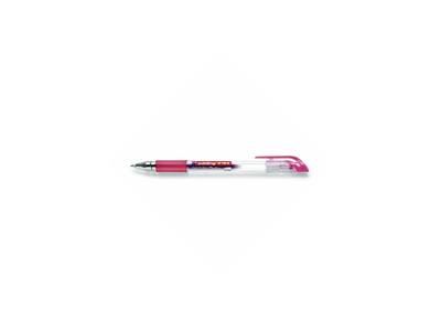 Zselés toll 0,7mm, kupakos Edding 2185, írásszín piros 