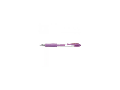 Zselés toll 0,7mm, nyomógombos Pilot G-2, írásszín metál lila